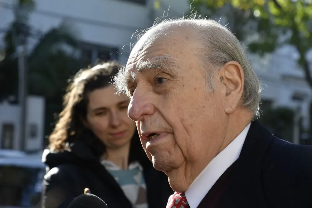 Julio María Sanguinetti, expresidente de la República y líder del partido Colorado