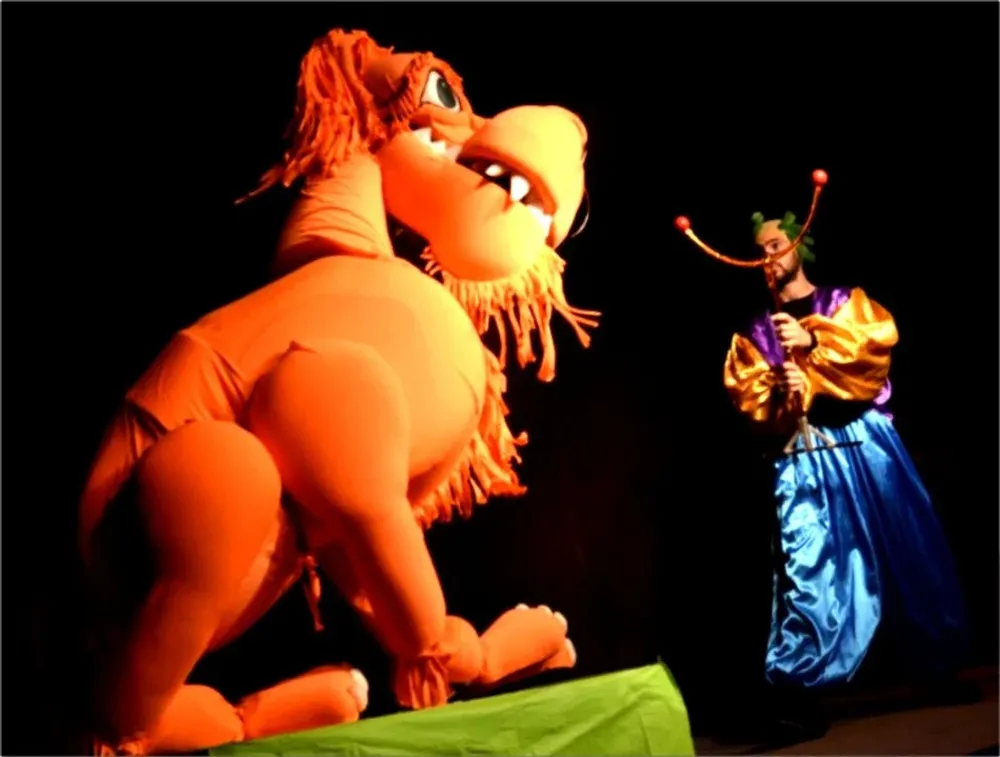 León de la obra Anima Circus