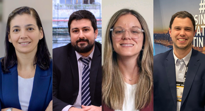 Paula Pereyra, Marcelo Sadres, Micaela Suárez y&nbsp;Agustín Mimbacas