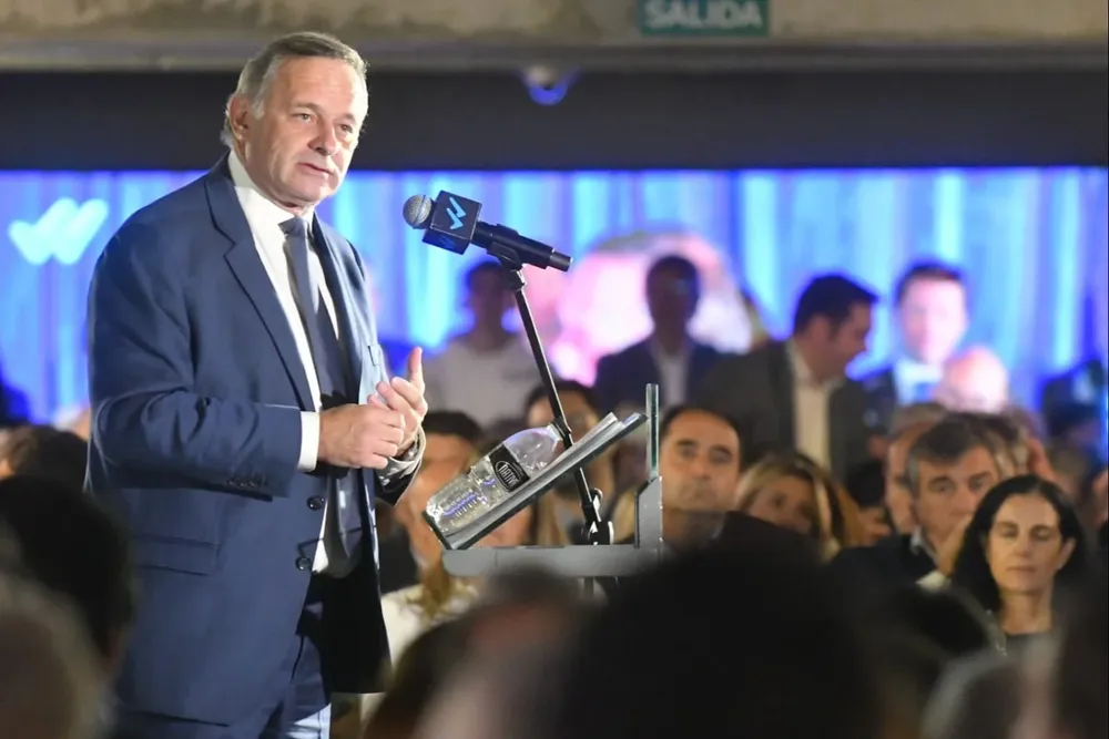 Delgado durante el evento de este jueves