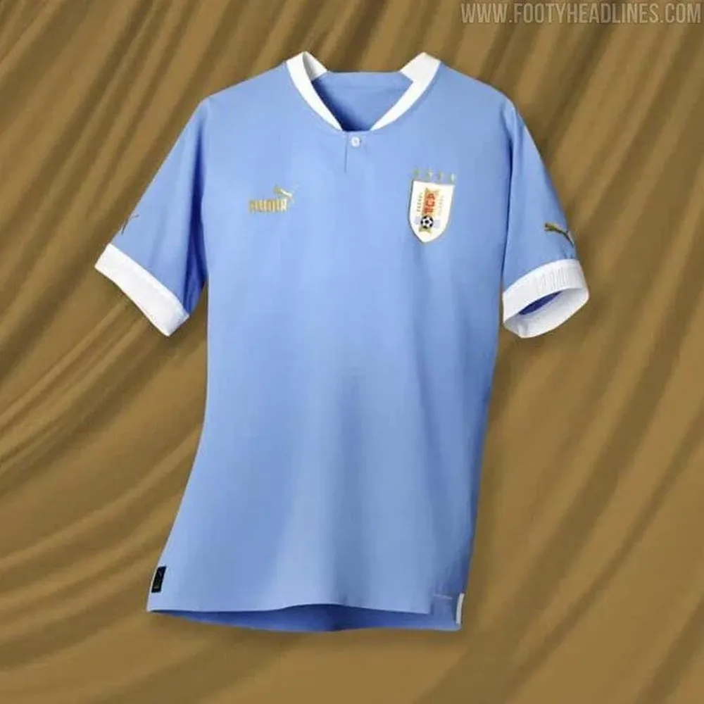 El supuesto nuevo diseño de la camiseta de Uruguaya para Qatar 2022