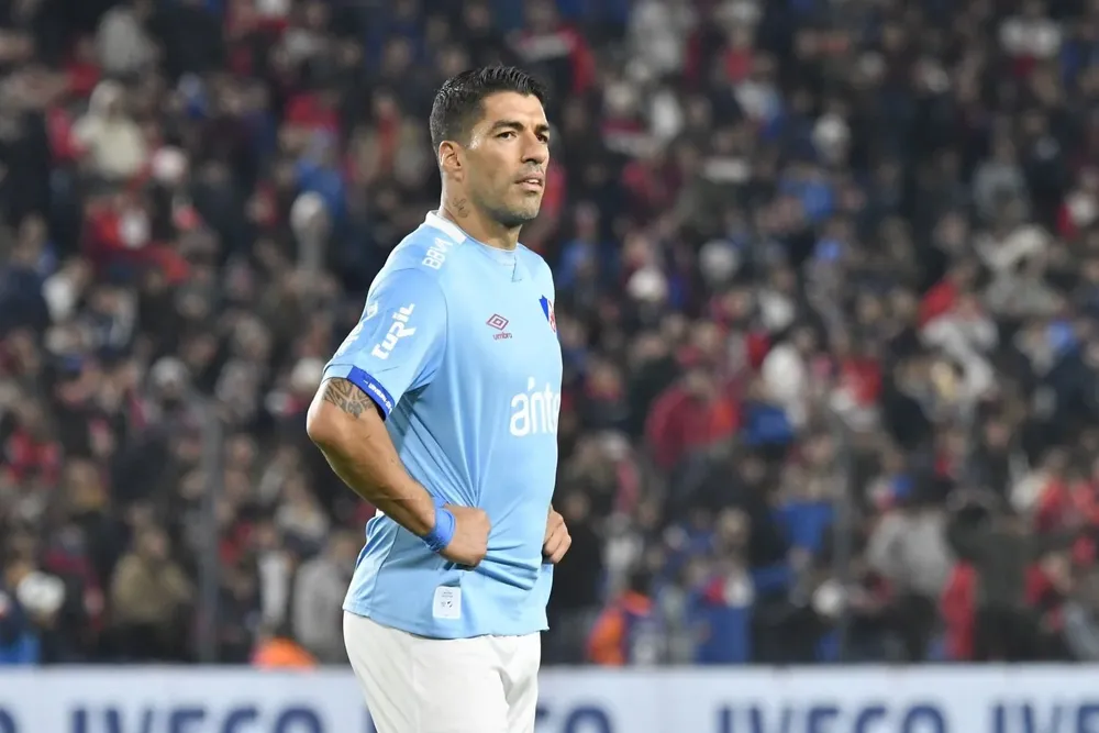 Luis Suárez vio la eliminación de Nacional en la madrugada de Viena