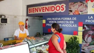 Pollería, en el interior del país.