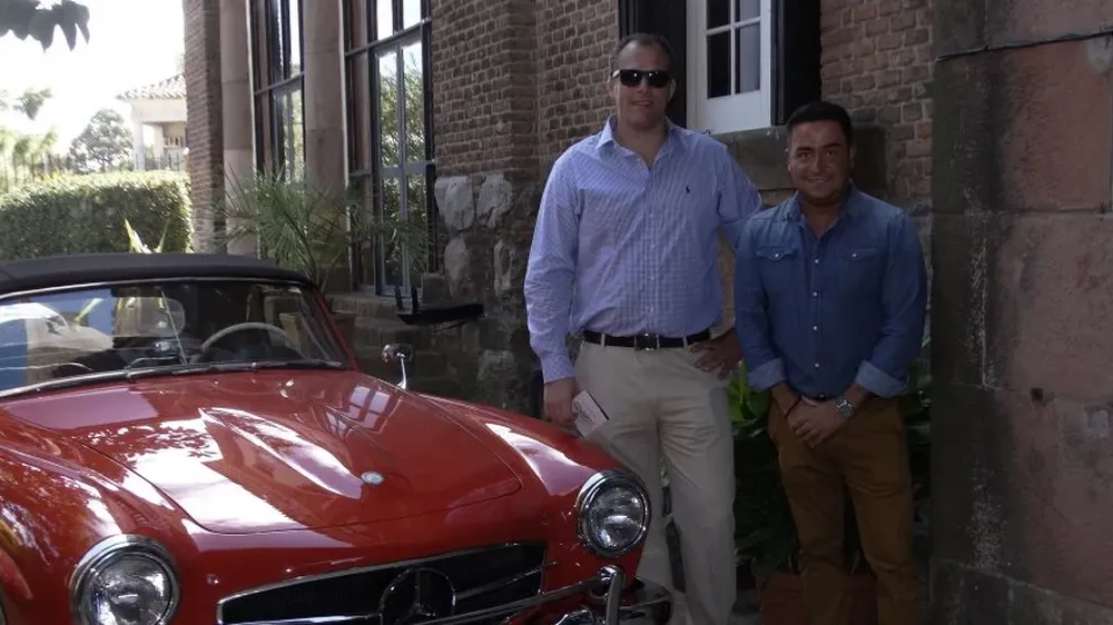 Fernando Auersperg y Guillermo Báez