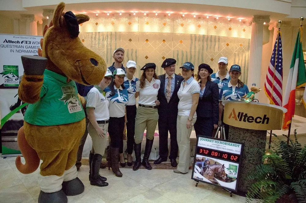 Pearse Lyons, presidente de Alltech, y su equipo comenzaron la cuenta regresiva.