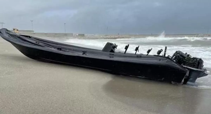 Una narcolancha intervenida por la Guardia Civil