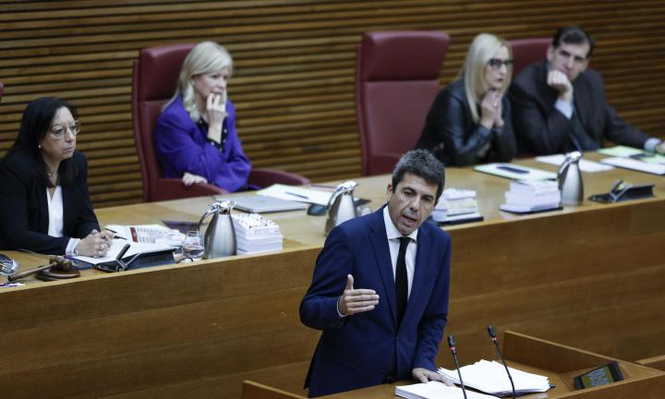 El president de la Comunidad valenciana, Carlos Mazón