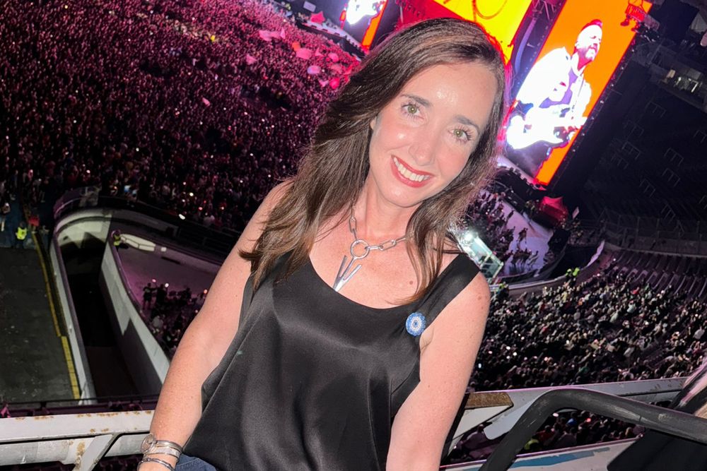 Villarruel se destacó entre el público.