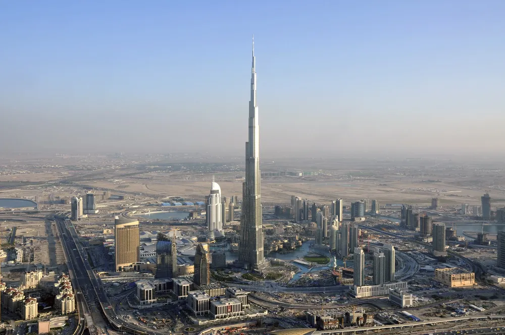 El Burj Khalifa de Dubai (Emiratos Árabes Unidos)