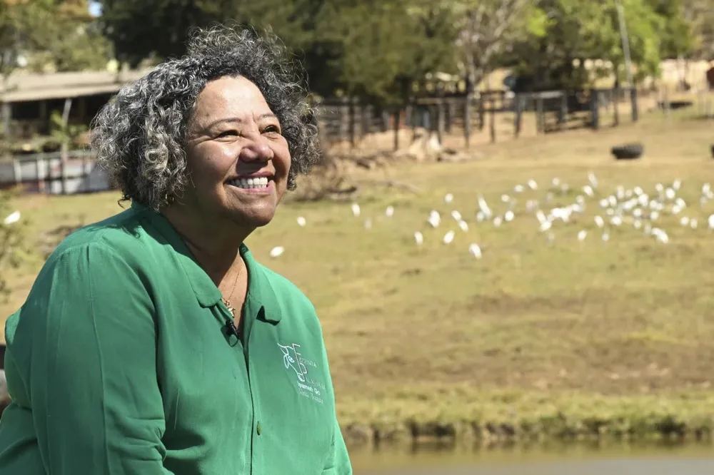 Sonia Bonato, productora de soja en Goiás, Brasil.