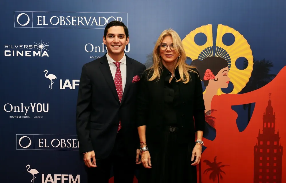 Bettina Bulgheroni y su hijo Alejandro.