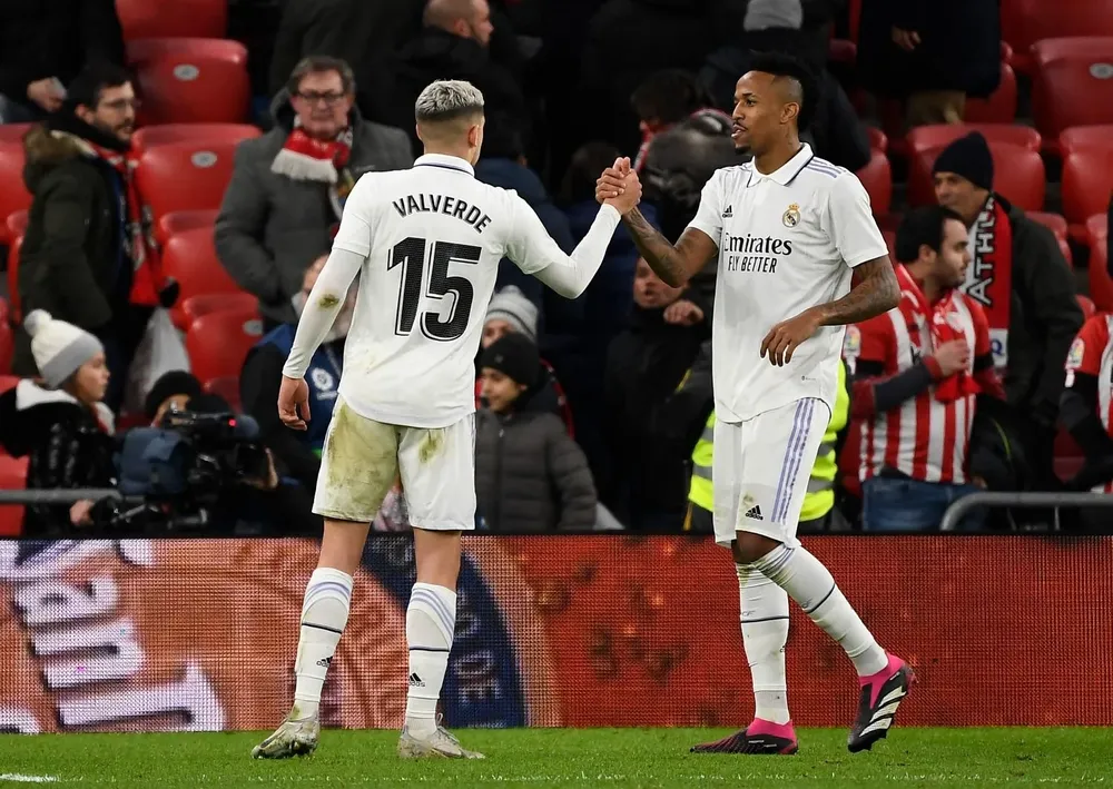 Federico Valverde y Eder Militao