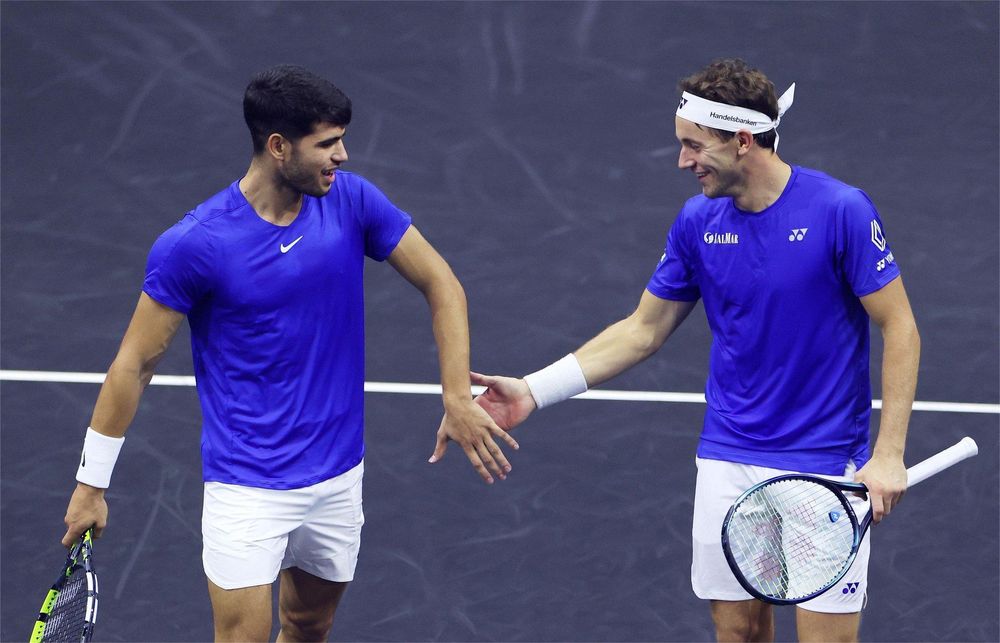 Triunfo de Alcaraz y Ruud.