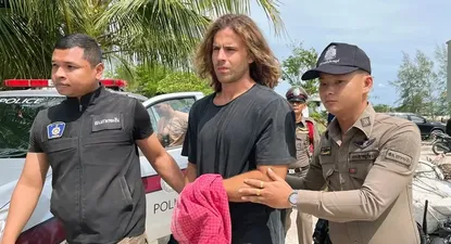 Daniel Sancho, preso en Tailandia por el asesinato de un hombre.