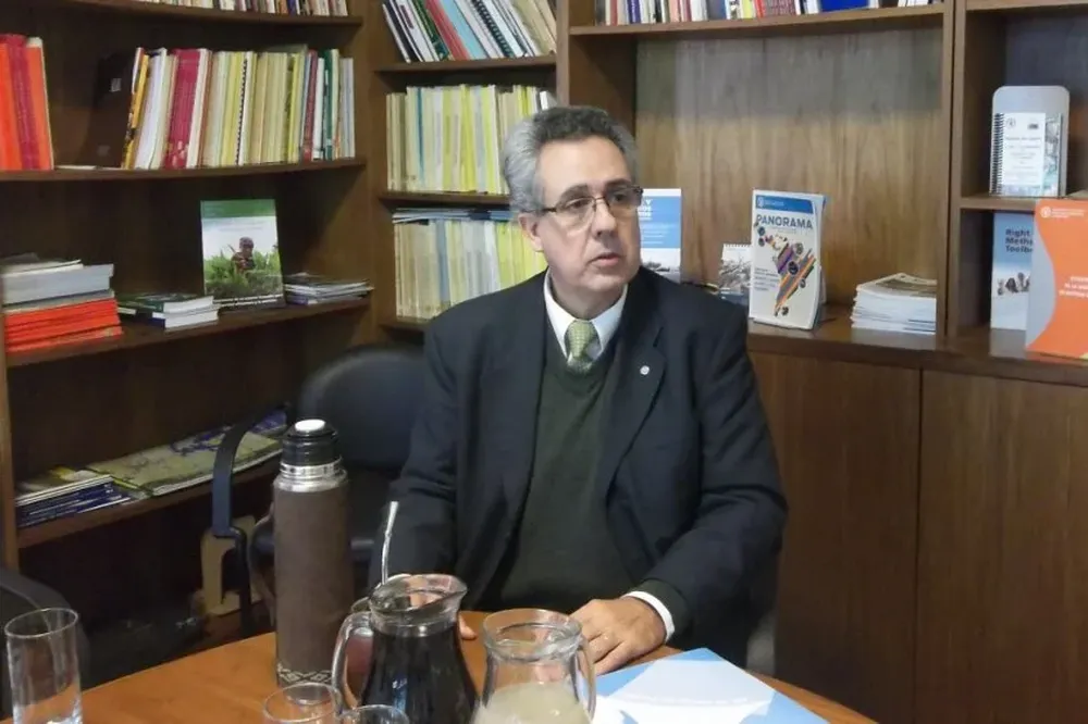 Vicente Plata, representante de FAO en Uruguay.