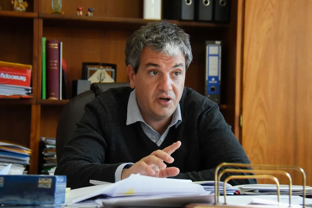 El presidente de la Administración Nacional de Puertos (ANP), Juan Curbelo.