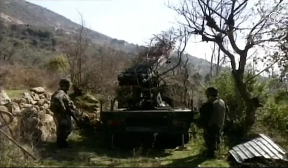 Campamento del movimiento proiraní en Siria.