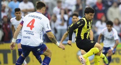 Sebastián Coates y Matías Arezo