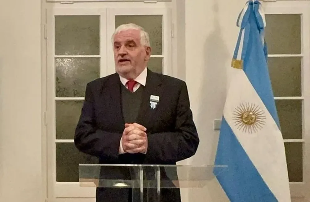 El secretario de Agricultura, Ganadería y Pesca de Argentina, Fernando Vilella, en Berlín, donde participó junto a otros ministros latinoamericanos y el IICA en el Foro Global sobre Agricultura y Alimentación, organizado por el gobierno de Alemania, que reunió a ministros y funcionarios de todo el mundo.