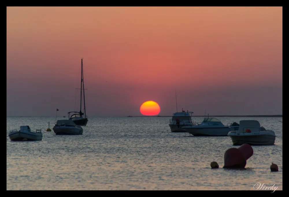Atardecer en Sanlúcar de Barrameda