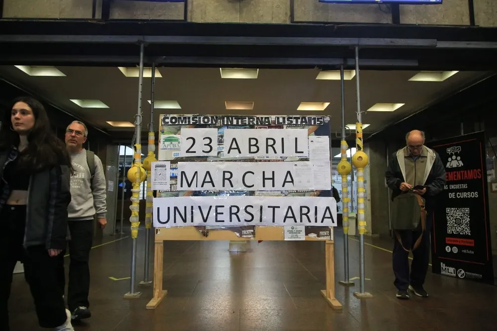 La Marcha Nacional Universitaria convocará mañana a gran parte de la oposición y sindicatos