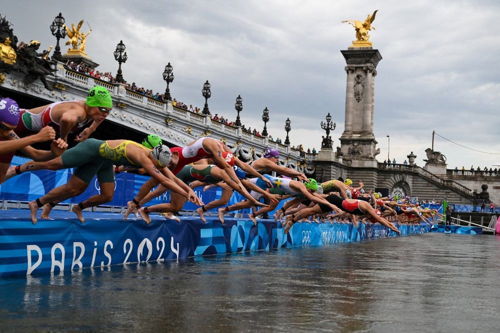 Triatlón en el Sena en París 2024