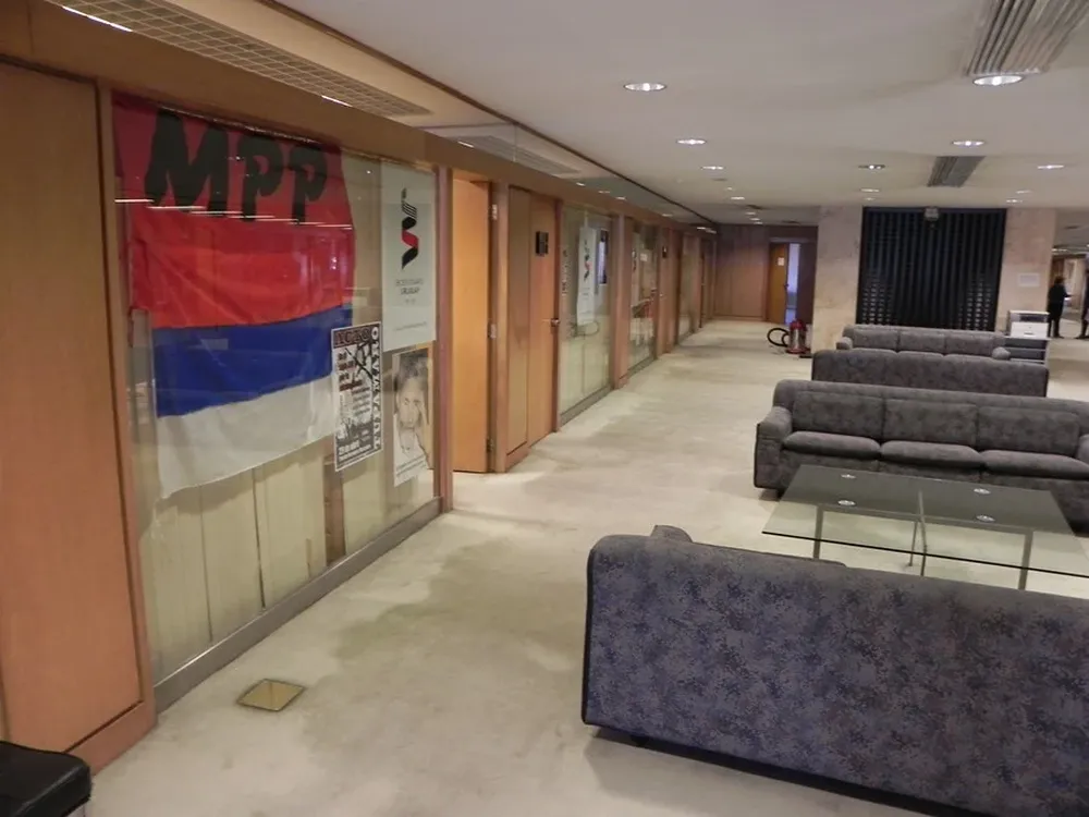 Mucha tranquilidad en los pasillos del Anexo