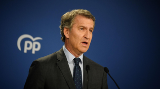 El presidente del Partido Popular, Alberto Núñez Feijóo.