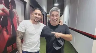 La foto de Armando Méndez y Pachu Peña