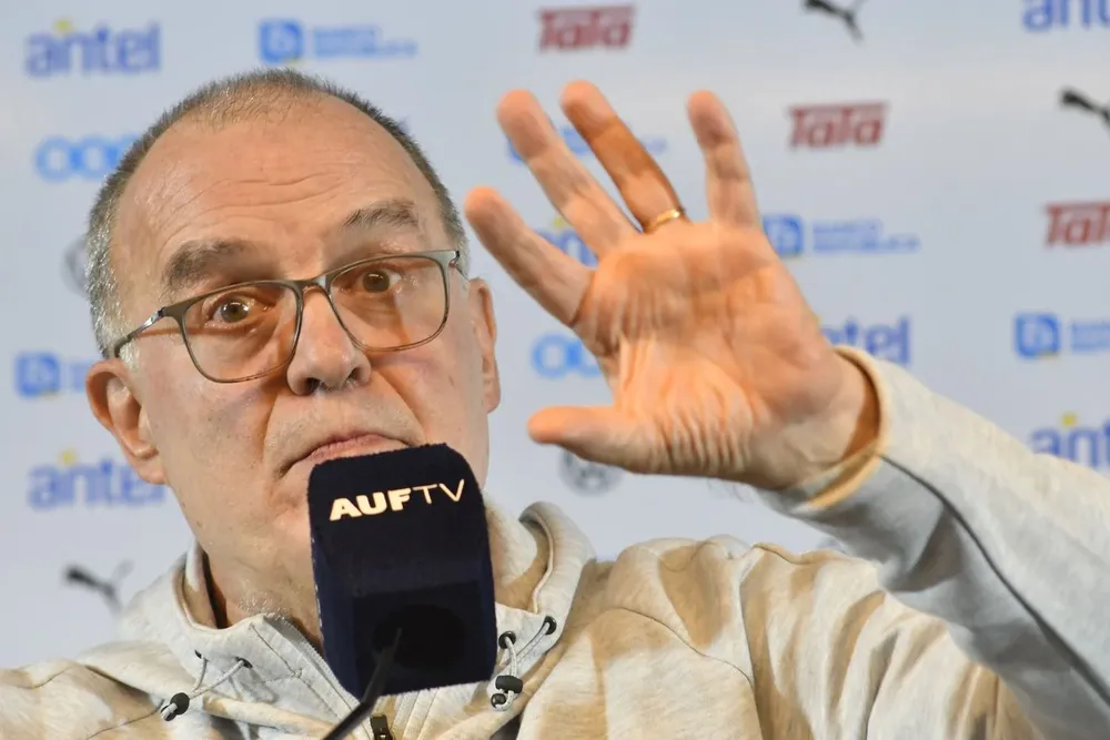Marcelo Bielsa, entrenador de Uruguay