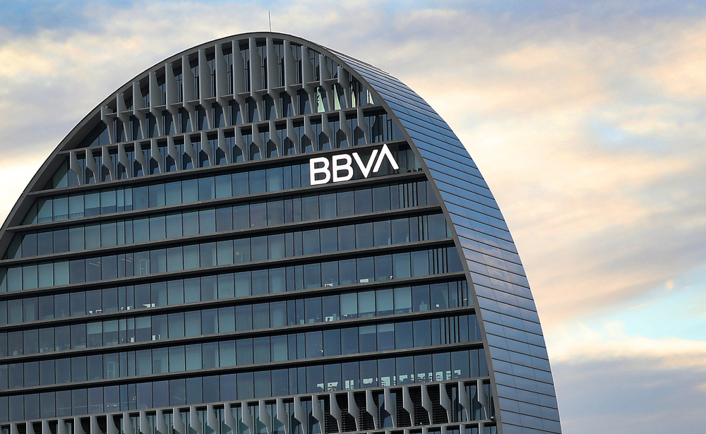 Edificio del BBVA en Madrid.
