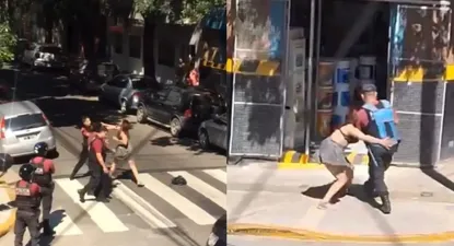 Floresta: una mujer agredió a un policía de la Ciudad e intentó sacarle su arma de fuego