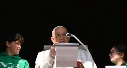 El papa Francisco este domingo en la Plaza de San Pedro, en el Vaticano