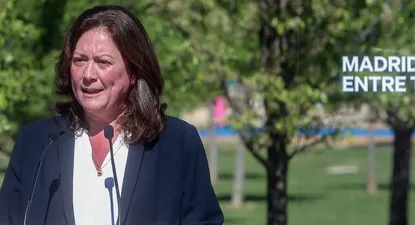 La candidata del PP a la alcaldía de Collado Mediano, Irene Zamora