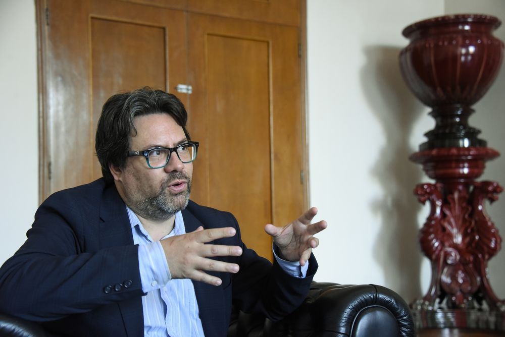 El intendente de Montevideo, Mauricio Zunino