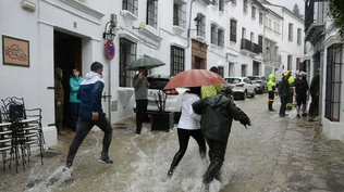 La borrasca Leonardo desata su furia en Andalucía: ríos desbordados, trenes suspendidos, carreteras cortadas y más de 3.500 evacuados