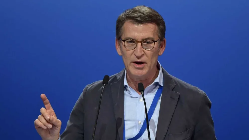 El líder del PP, Alberto Núñez Feijóo.