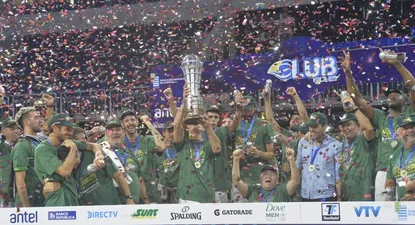 Aguada celebró el título de la Liga Uruguaya de Básquetbol