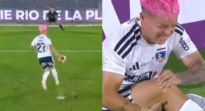 El penal y la posterior lesión de Cristian Zavala, de Colo Colo, ante Peñarol