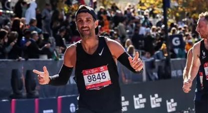 Federico Foster en la Maratón de Nueva York