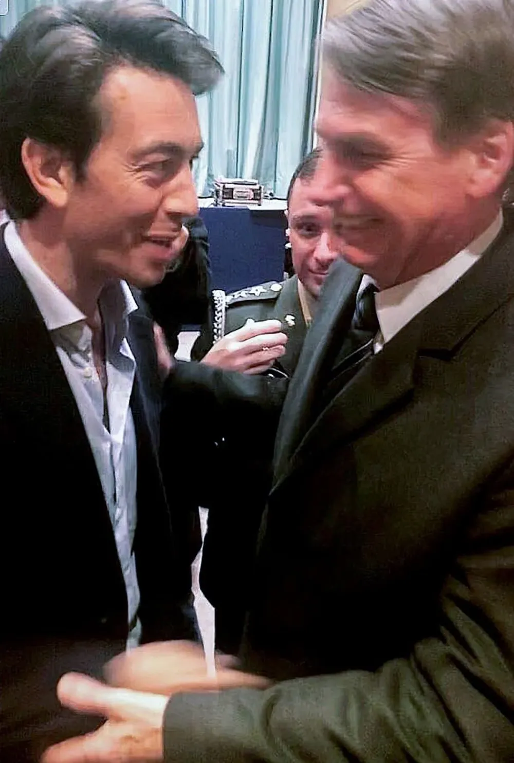 Jair Bolsonaro y Juan Sartori