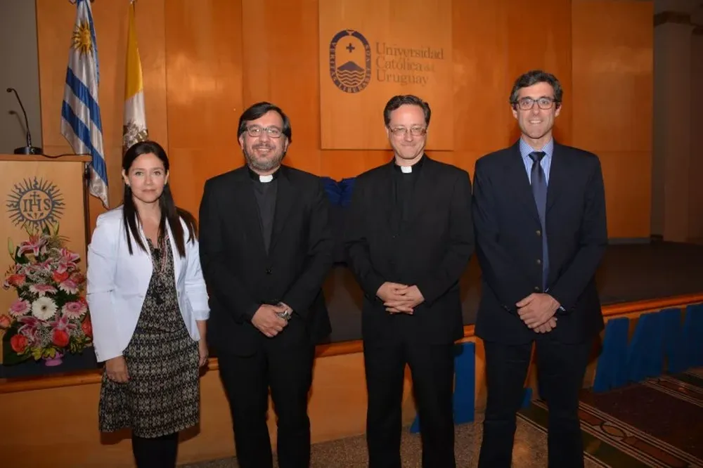 Sandra Segredo, Julio Fernández Techera, Alvaro Pacheco y Alvaro Pardo