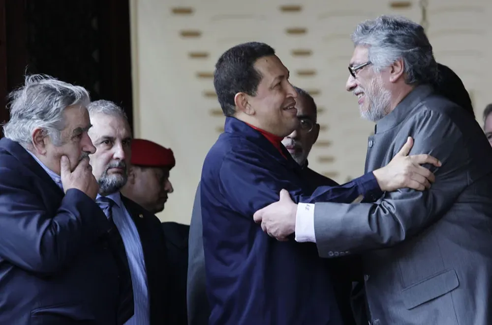 Mujica, Chávez y Lugo en una imágen de archivo