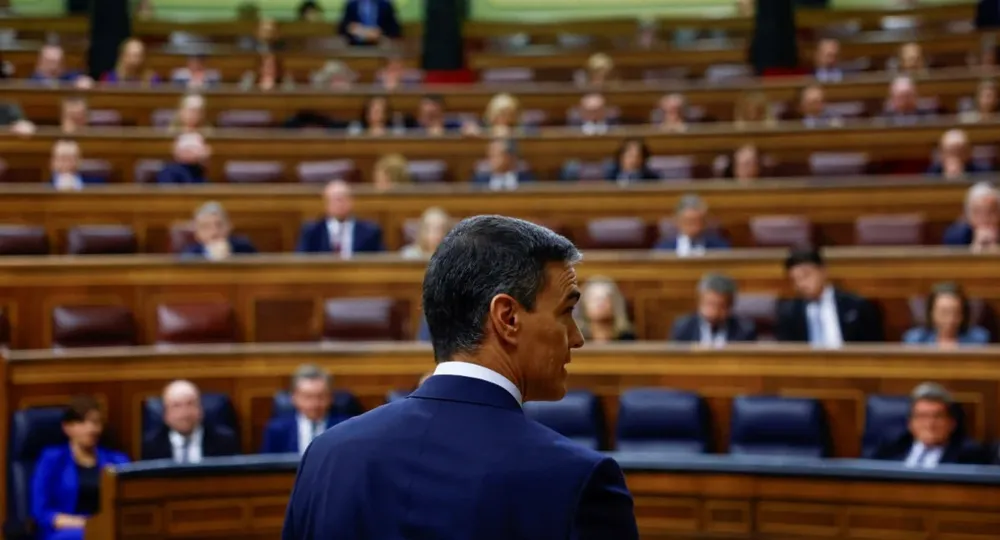 Pedro Sánchez en el congreso