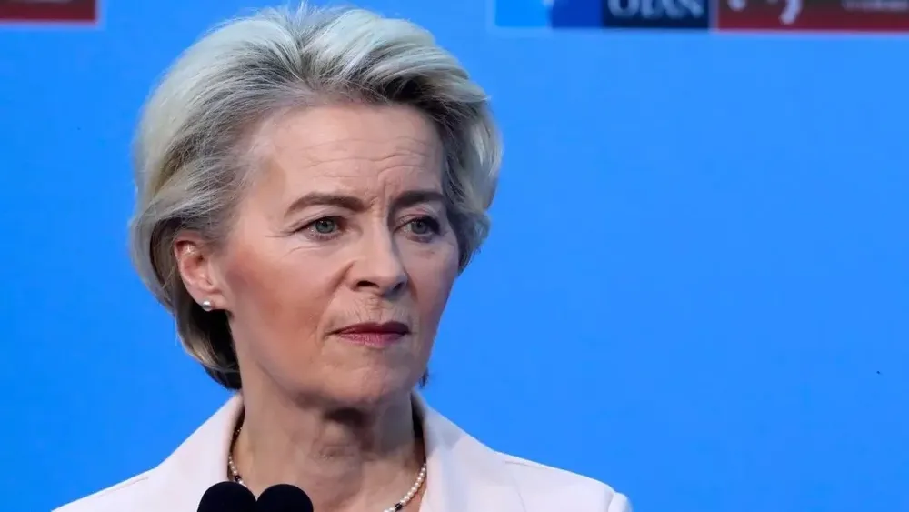 La presidenta de la Comisión Europea (CE), Ursula von der Leyen,.