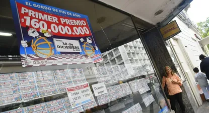 El premio del Gordo de Fin de Año son $ 160 millones