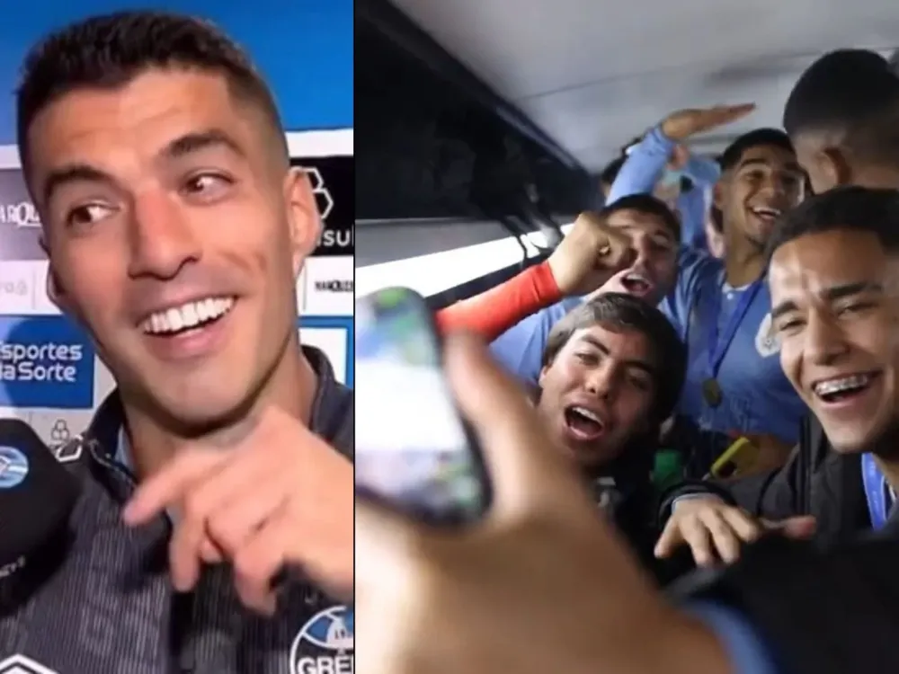 Luis Suarez saludó a los campeones