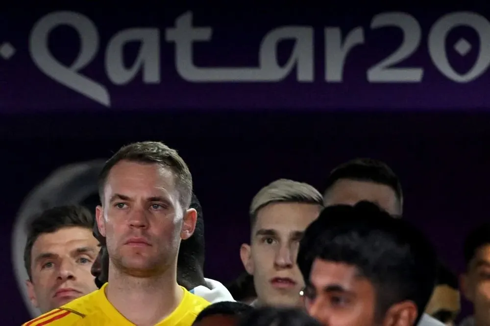 Manuel Neuer, capitán de la selección alemana, previo al encuentro con Japón