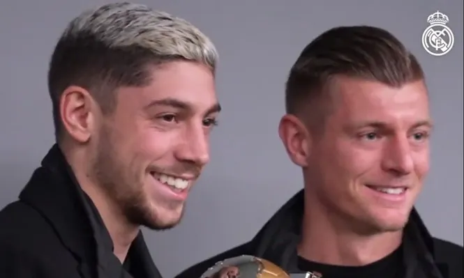 Federico Valverde y Toni Kroos&nbsp;