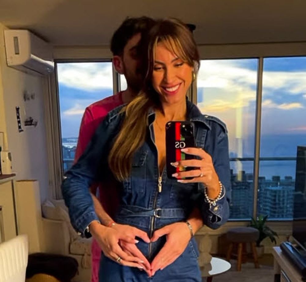 Giannina Silva y su pareja